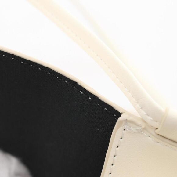 CELINE White Leather Shoulder Bag - Picture 9 of 10